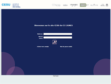 Tablet Screenshot of cesu.celignes.com